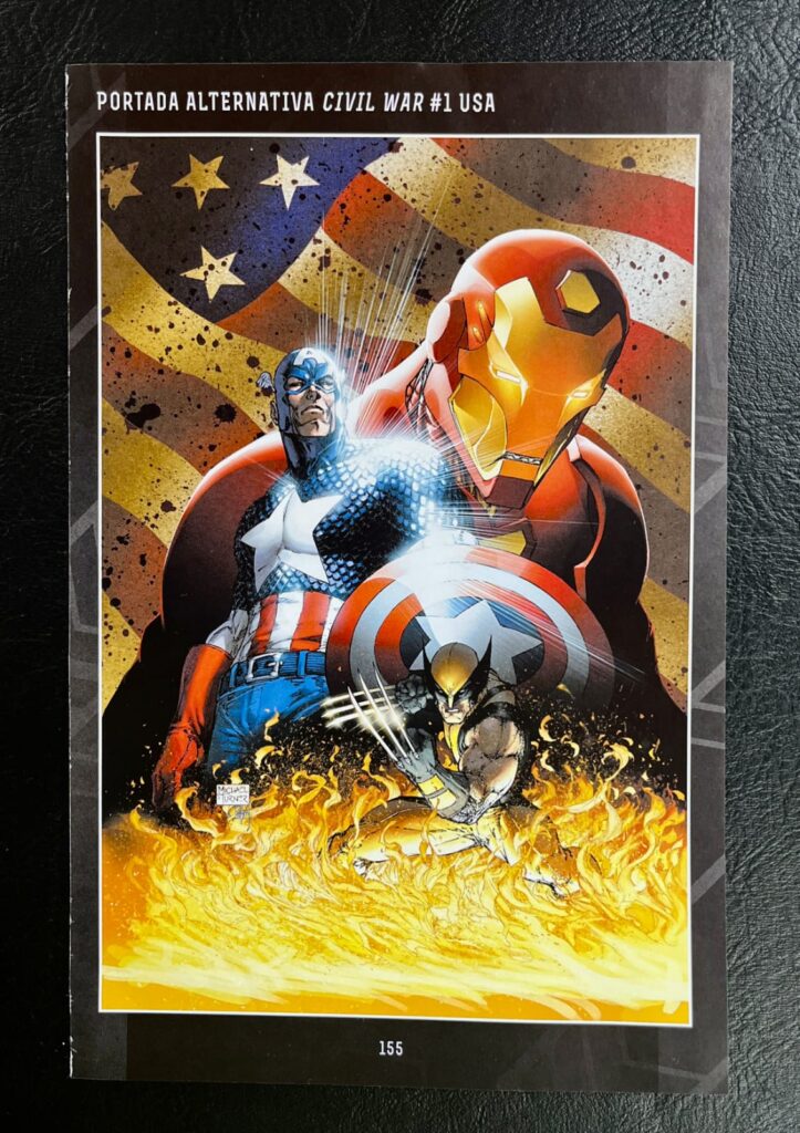 Portada Alternatva Civil War #1 USA